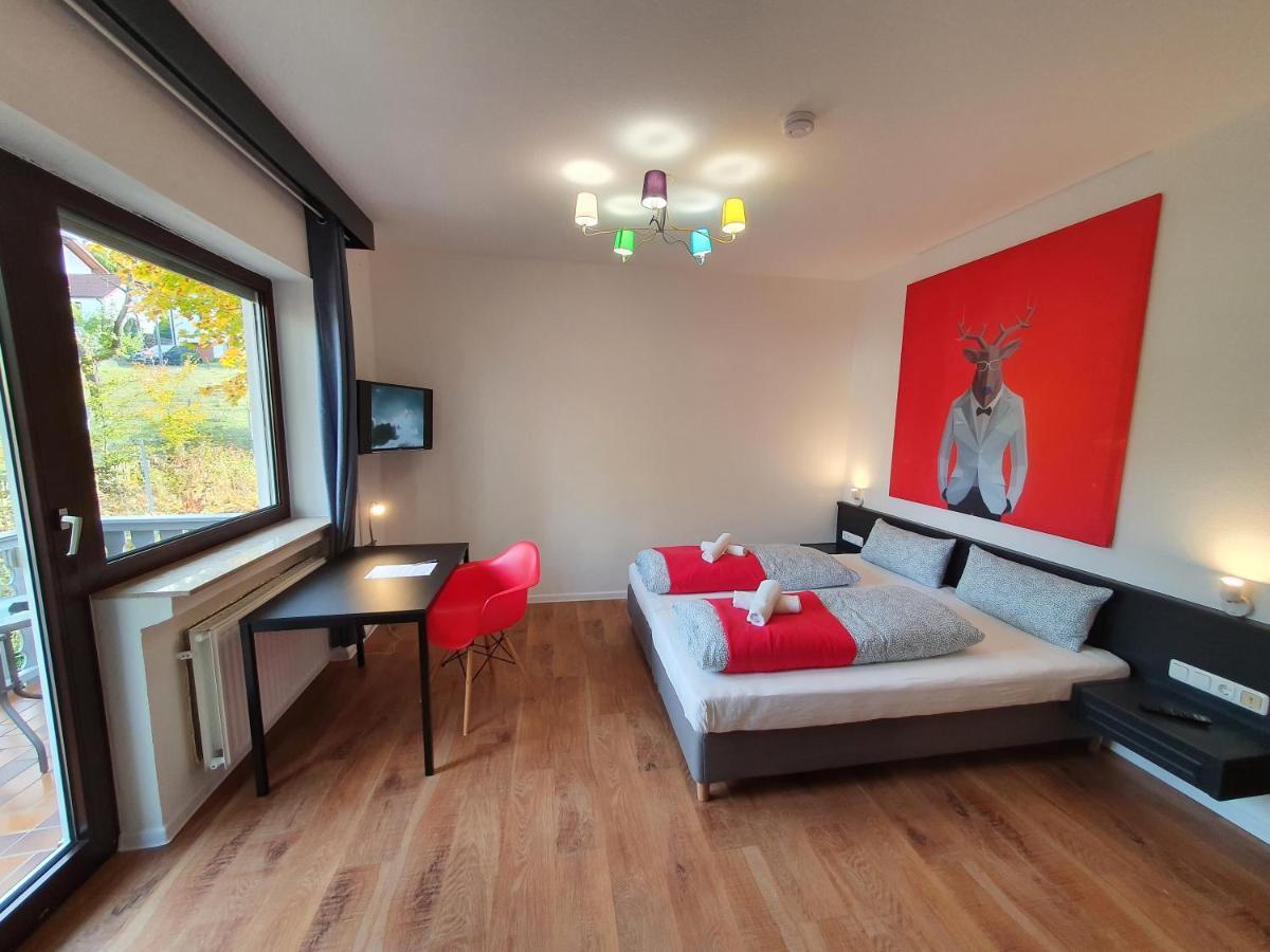Garni Hotel Biebertal Am Milseburgradweg Hofbieber ภายนอก รูปภาพ